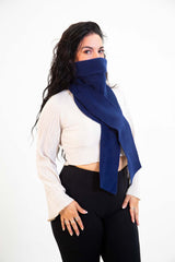 Scarf - Face Cover Navy Blue