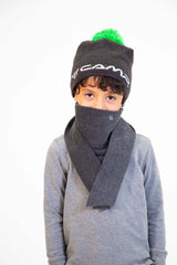 Scarf - Face Cover Gray Kids